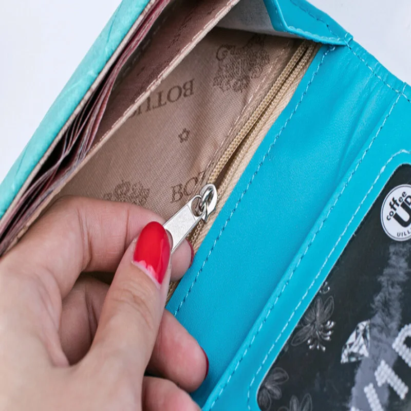 Модный кошелек 2019 женский с держателем для карт клатч Длинный несколькими