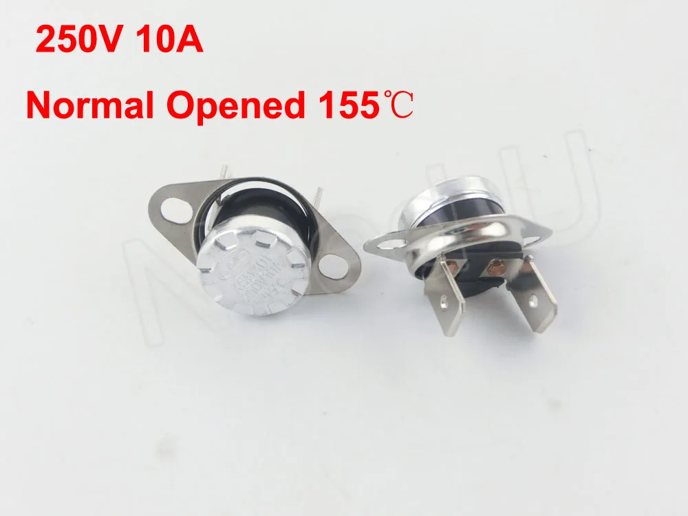 KSD301 250 В 10A 155 По Цельсию Нормально Открытый Температура Управляемый