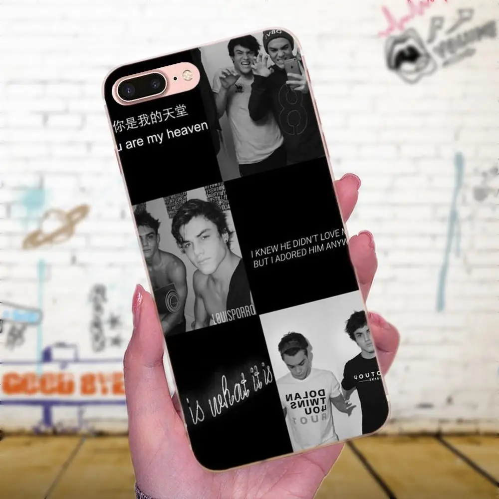 Dolan Twins Grayson Ethan Colorful Soft Custom Design For Galaxy J1 J2 J3 J330 J4 J5 J6 J7 J730 J8 2015 2016 2017 2018 mini Pro | Мобильные