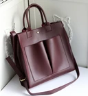 Сумка-тоут женская в стиле ретро, модная сумочка-мессенджер на плечо из качественной экокожи, брендовый дизайнерский саквояж, 2019