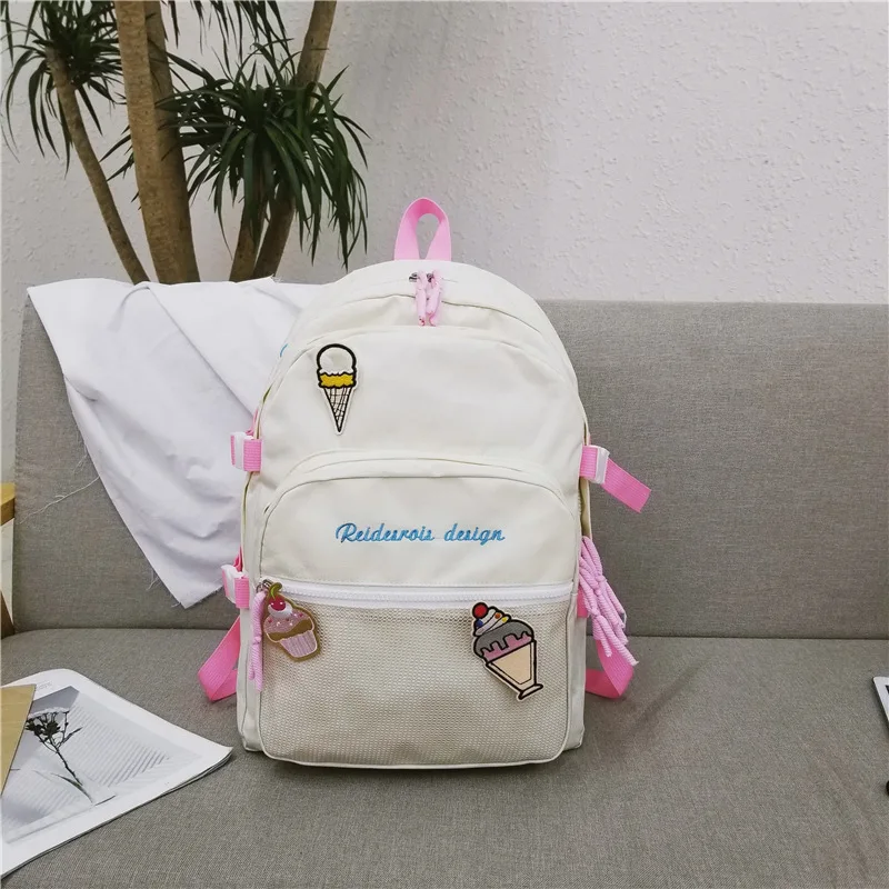 2019 новый холщовый женский рюкзак милая девушка большие школьные сумки ноутбук