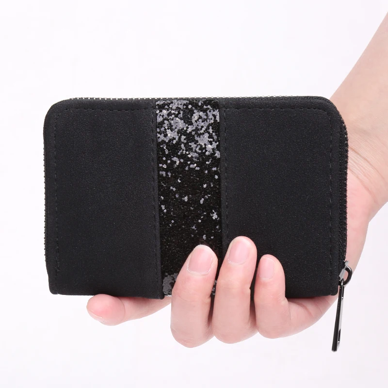 Модные новые женские кошельки кожаные маленькие короткий винтажный кошелек для