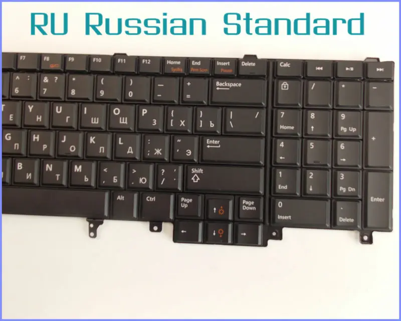 Русская версия RU Клавиатура для ноутбука Dell Precision M4600 M4700 M6600 M6700 без точечной ручки