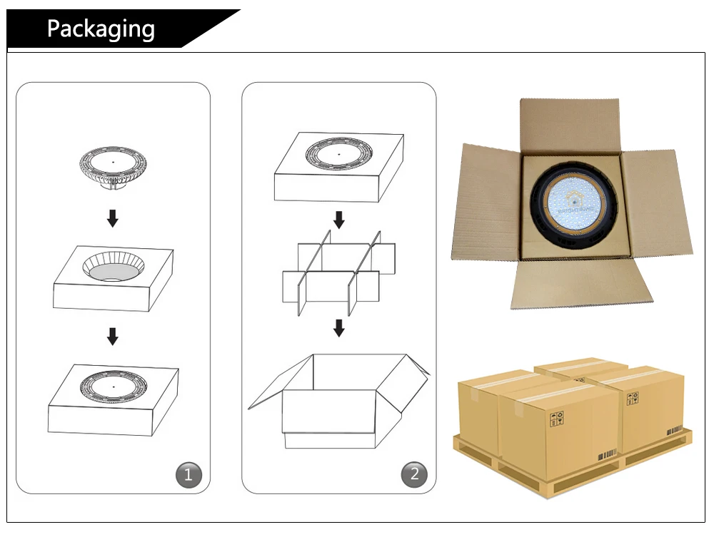 BRIGHTINWD IP65 100-265 в светодиодный светильник UFO High Bay 100 Вт 150 Вт 200 Вт светодиодный потолочный шахтерский светильник Светодиодный промышленный Точечный светильник ing