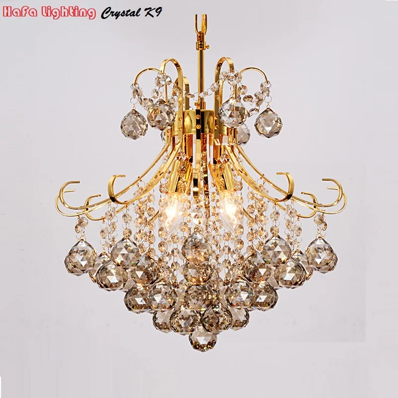 Роскошная подвесная люстра светильник K9 с украшением в виде кристаллов крытый