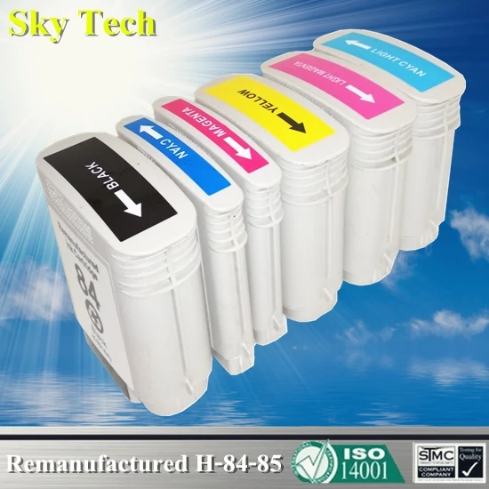 Восстановленные картриджи 6PK для HP 84 / 85 C5016A C9425A - C9429A Designjet 30 70 90 130 sereis | Компьютеры
