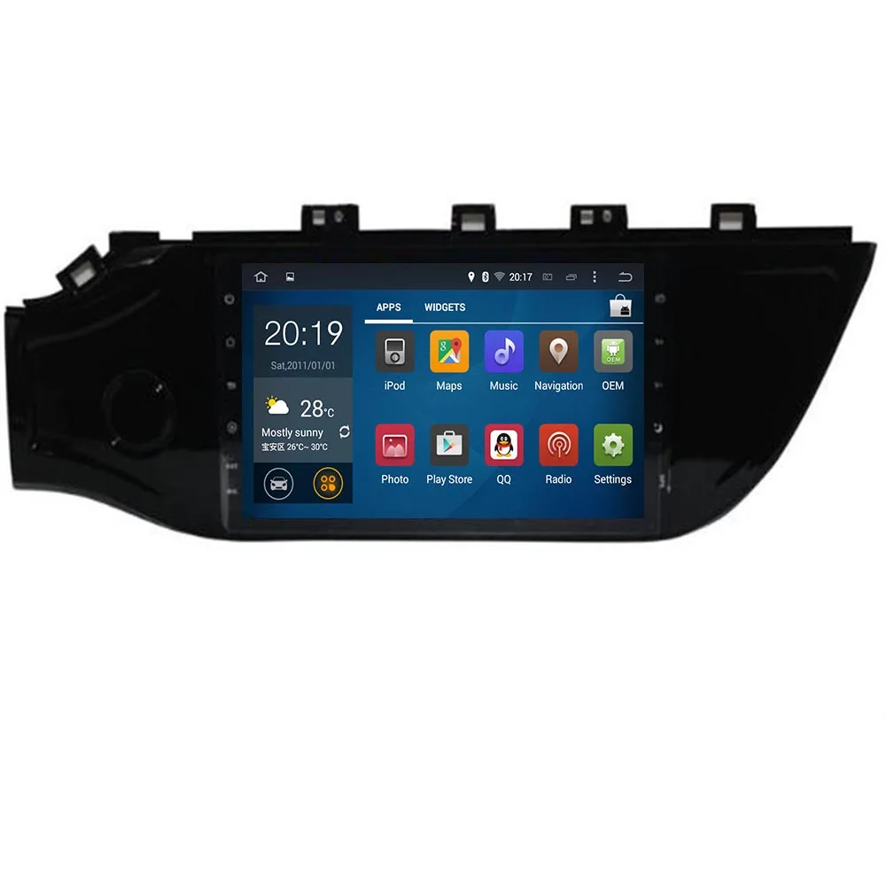 9 "2.5D IPS Android 10 автомобильный DVD мультимедийный плеер GPS для KIA Rio 4 K2 2017 2018 2019 аудио