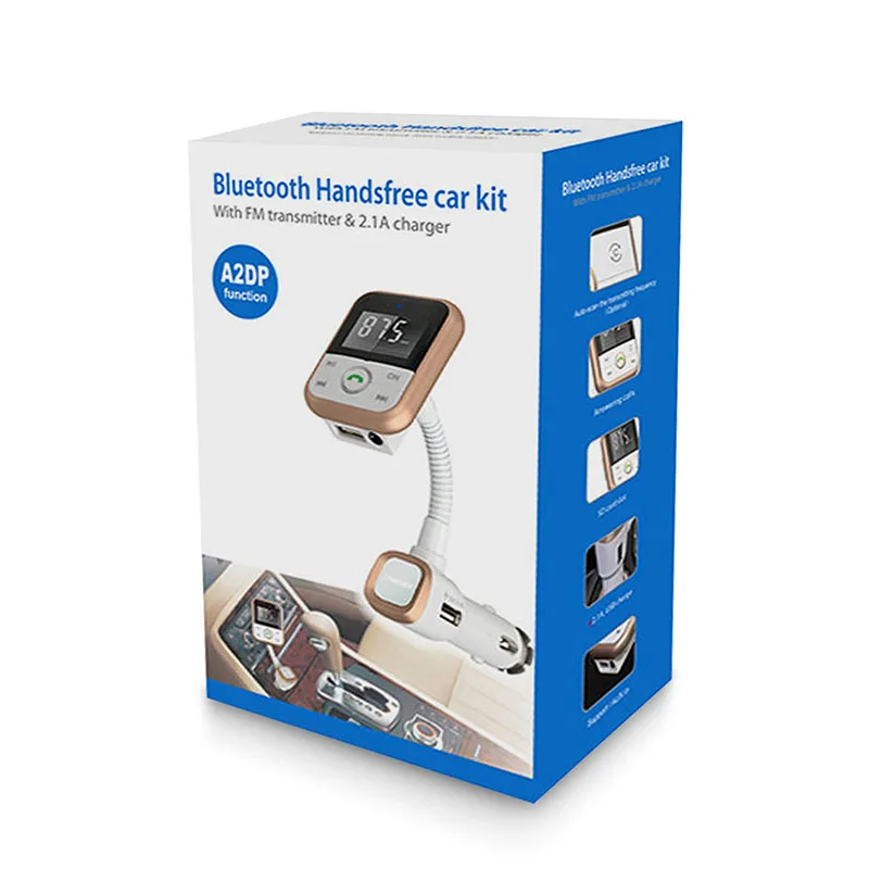 Новое поступление беспроводной Bluetooth fm передатчик автомобильный комплект MP3