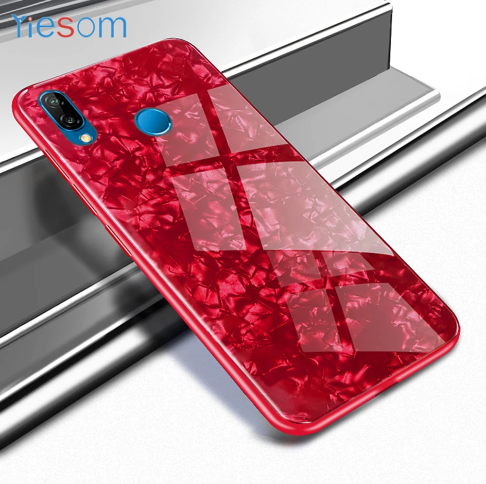 Чехол из закаленного стекла YIESOM для Huawei P20 Lite Pro мягкий силиконовый чехол ТПУ P20Lite