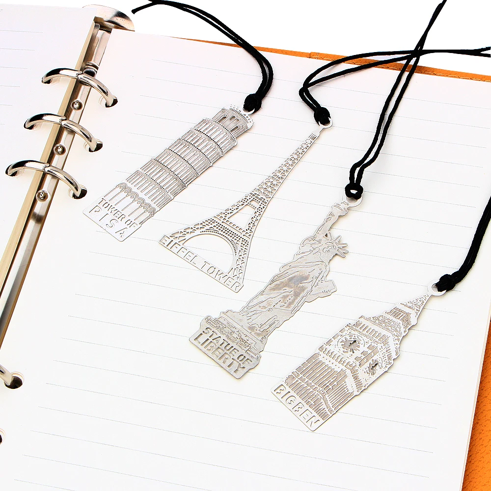 Винтаж Лондон часы металлические закладки документ этикетки DIY Fit подарок для