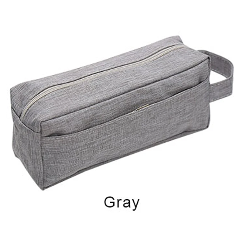 Gray Повседневный дорожный косметический чехол для телефона, сумка, Мужская функциональная спортивная сумка на молнии, органайзер для туалетных принадлежностей, аксессуары, товары - Цвет: Gray