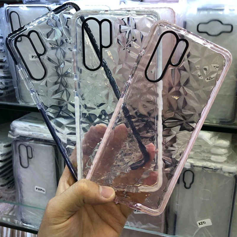 Прозрачный чехол Jelly из мягкого ТПУ для Huawei P30 Lite противоударный телефона Pro P30Lite