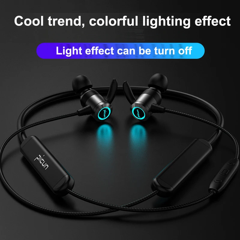 Новые Picun H26 Спорт Bluetooth 4 1 Гарнитура беспроводные стерео наушники для