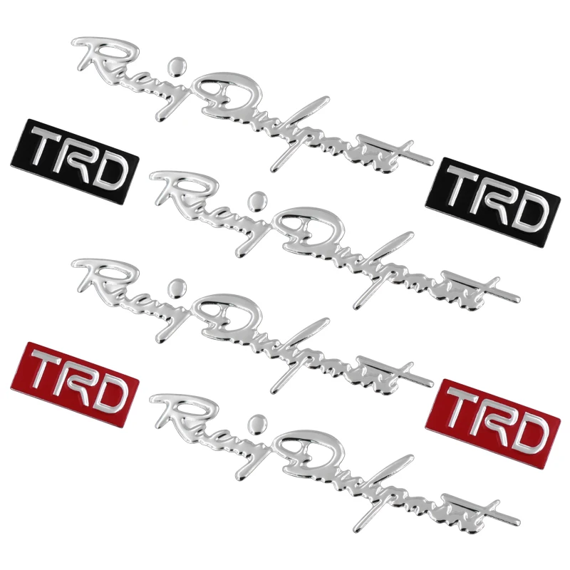 2x Автомобильная Стайлинг Trd наклейка светоотражающая автомобильная ручка двери