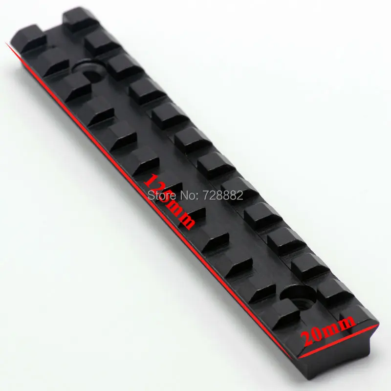 Высококачественный охотничий прицел 125 мм 5 дюймов длинный Пикатинни Вивера 20