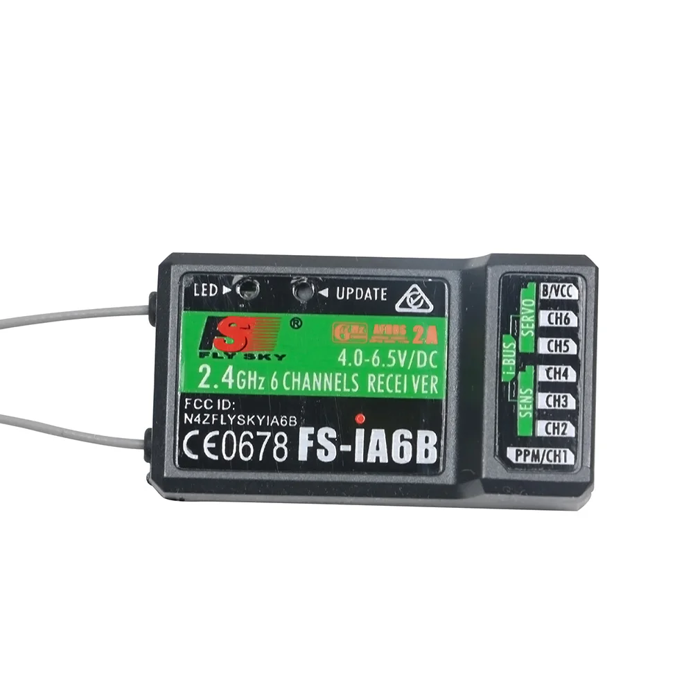 Flysky 2 4G 6CH FS-iA6B FS iA6B приемник PPM выход W/ iBus порт совместим с FS-i4 FS-i6 FS-i10 FS-GT2E