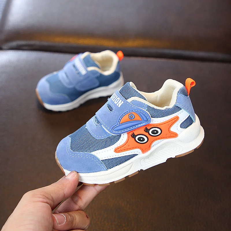 2019 Весна Осень Новые детские кроссовки обувь для мальчика мягкая подошва дети