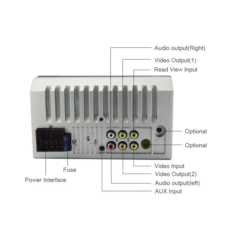 Foval 7-дюймовый 2 Din HD Сенсорный экран Bluetooth в тире MP5 12 В стерео радио FM Функция AUX USB MP3 MP5 плеер Поддержка TF