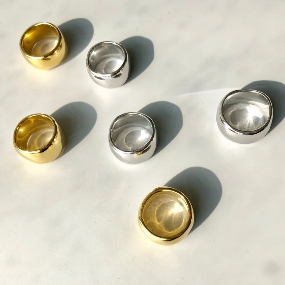 Холодное металлическое медное кольцо, белое и золотое, 2 цвета, bague anillos mujer anel aneis anelli, очаровательное кольцо bisuteria anel feminino