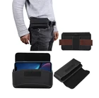 Кожаный чехол с зажимом для ремня для Huawei mate 20Xhonor 8X Maxnote10note8, универсальный чехол для телефона 6,4-6,9 дюймов, поясная сумка из ткани Оксфорд