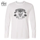 Мужские футболки HanHent с черепом для кроссфита, Весенняя футболка для бодибилдинга, крутая футболка, топы для фитнеса, яркие мужские футболки LT0493