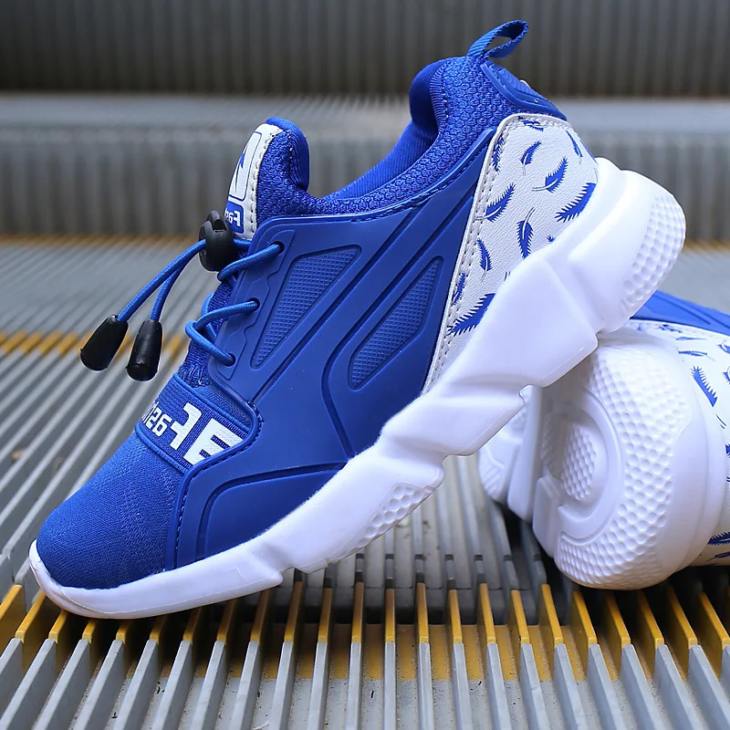 Детская спортивная обувь осень-весна для мальчиков и девочек дышащие сетчатые