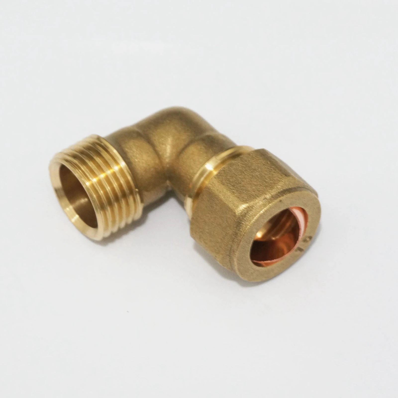 Латунный Соединитель с наружным диаметром 15 мм 1/2 дюйма|compression fitting|thread elbowelbow brass |