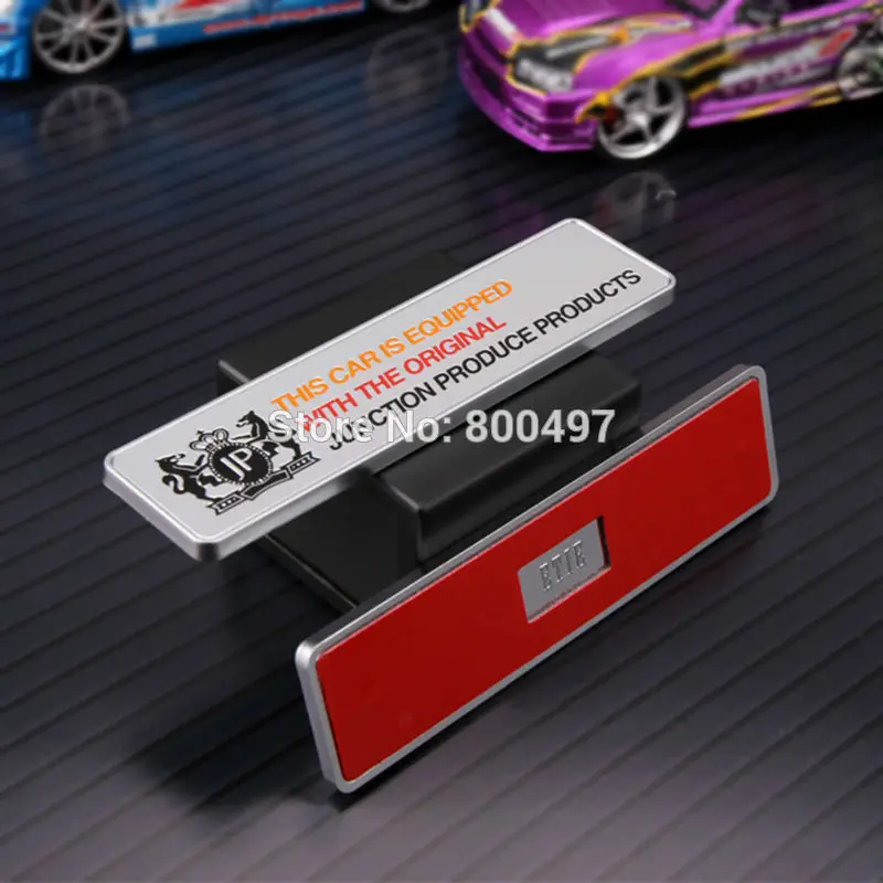 

Newest 3D Car Trunk Badge Emblem JP Junction Produce Sticker Accessories Adhesive Motocross Logo Car Styling Badge Decal