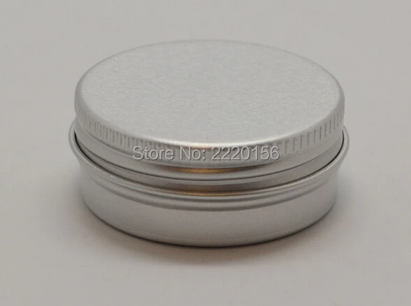Free Shipping 15ml Aluminium Balm Tins pot Jar 15g comestic containers with screw thread Lip Gloss Candle Packaging 500pcs | Красота и