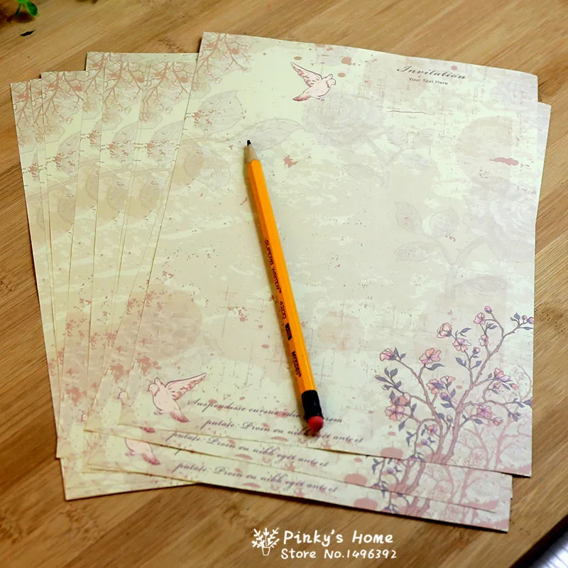 6 шт./упаковка бумажные конверты для конвертов|letter paper|writing papercute letter paper |