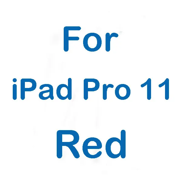 Кожаный флип-чехол X-Level для iPad Pro 11 12,9 дюймов с подставкой, Ультратонкий чехол для iPad Pro 12,9, Функция Смарт-сна - Цвет: iPad Pro 11-Red