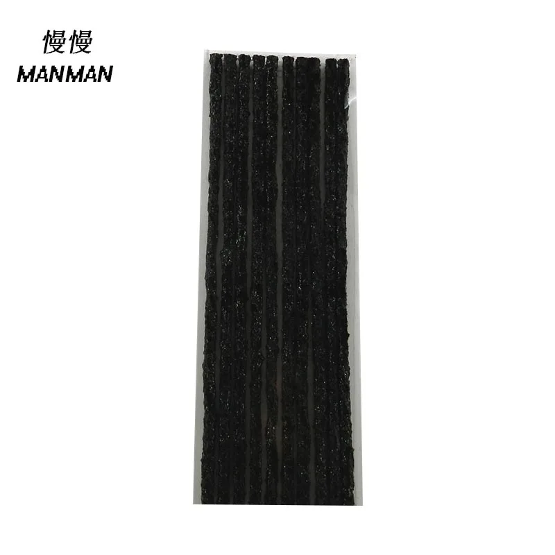 

50pcs tubeless tire repair Scooter Bike Automobile Motorcycle Rubber Strips Kit Plug Tire Puncture Repair Sealer 200*4mm New