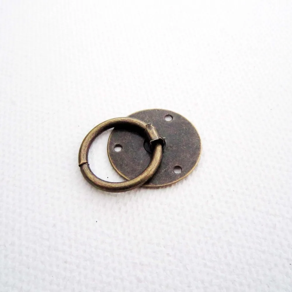 12 шт. Античная латунная декоративная мини коробочка для ювелирных изделий шкаф