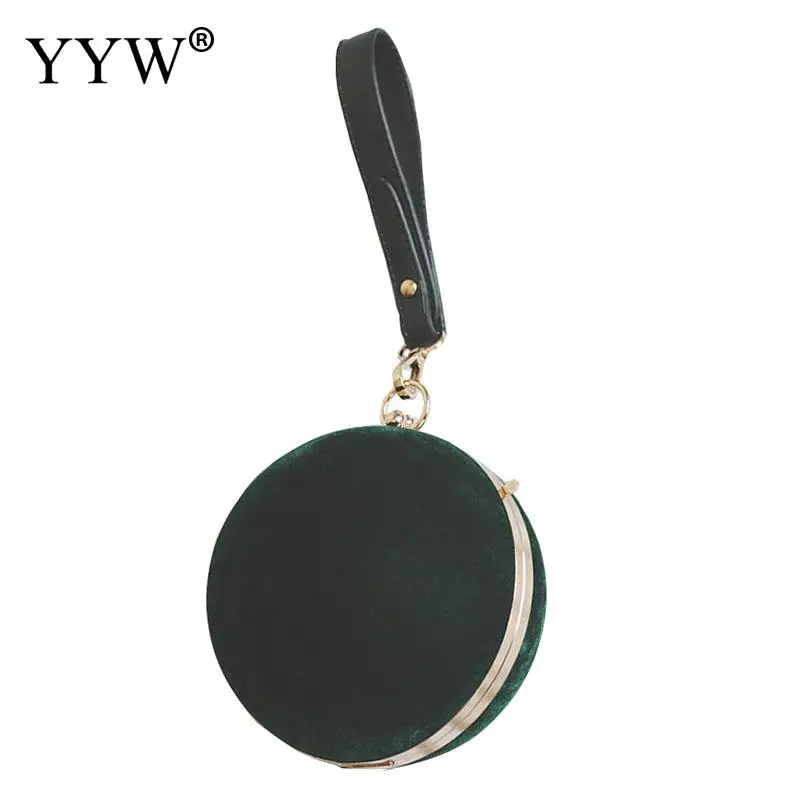 Зеленая замшевая сферическая Сумка клатч модные дизайнерские вечерние сумки с