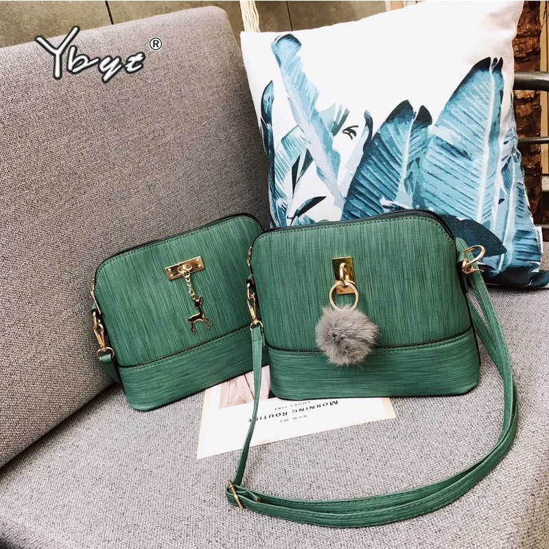 YBYT Brand 2018New Women Crossbody Bags Simple Fashion Shell Shape Small Messenger Shoulder Bag Ladies Hot Sale Casual | Багаж и сумки
