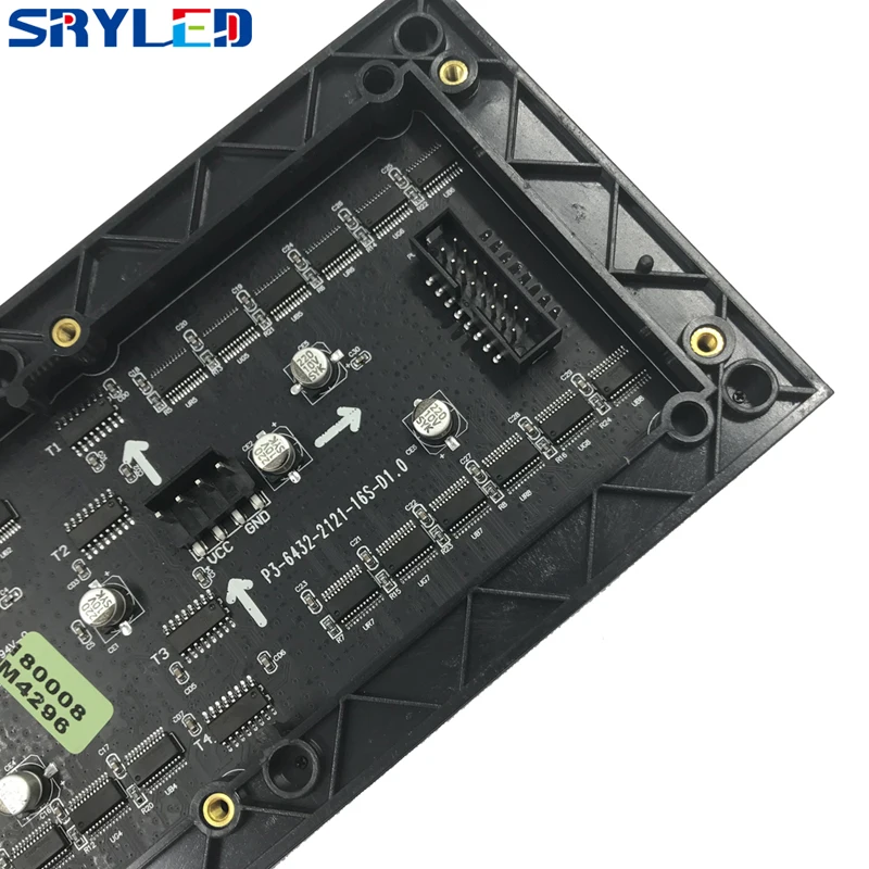 

SRY 3mm Indoor SMD2121 rgb led display module,192mm x 96mm, 64*32 pixel, Video led display led matrix p3 led module