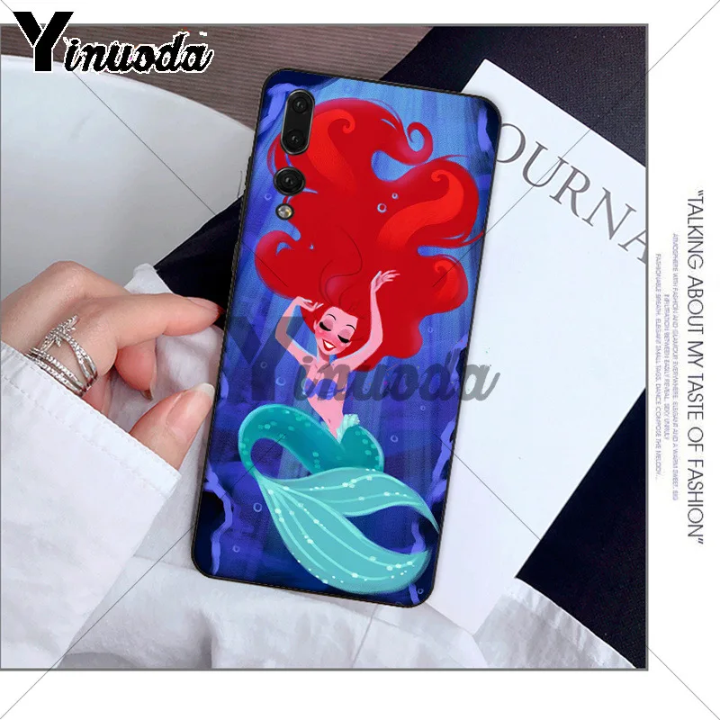 Чехол для телефона Yinuoda Princess Ariel Little Mermaid snow Huawei P10 plus 20 pro P20 lite mate9 10 honor view10 |