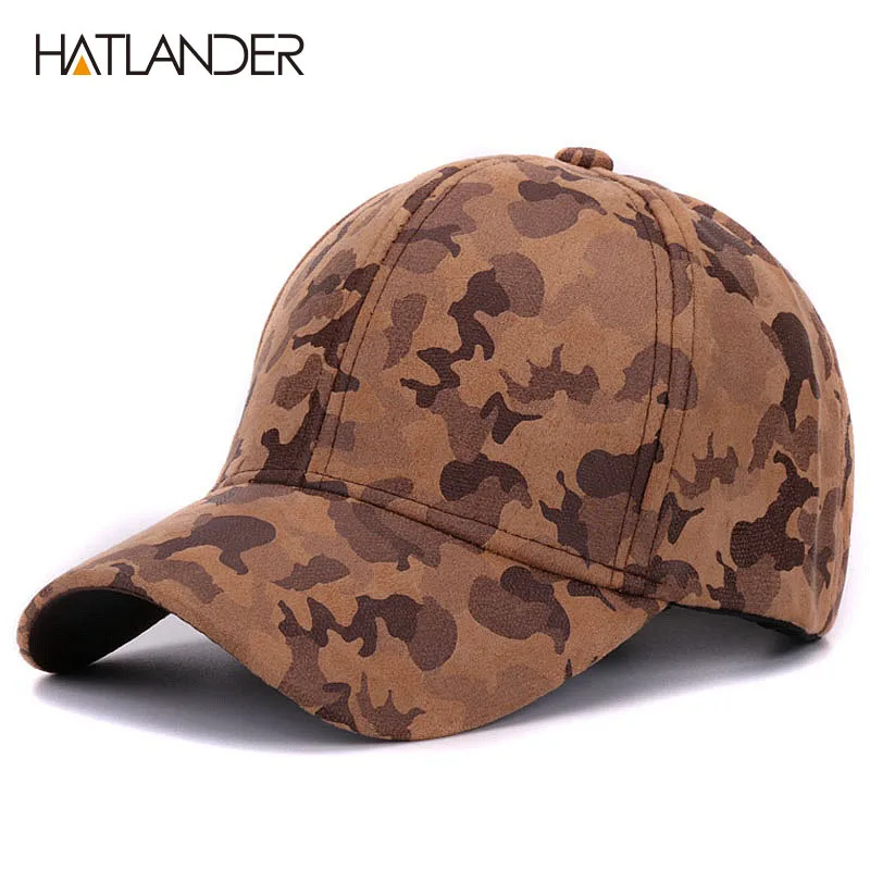[HATLANDER] брендовые замшевые камуфляжные бейсболки для женщин и мужчин уличные