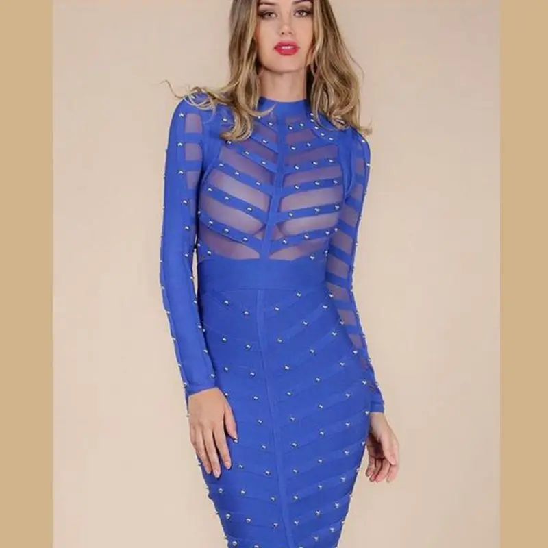 Новинка 2018 зимнее облегающее вечернее платье знаменитости сексуальное черное