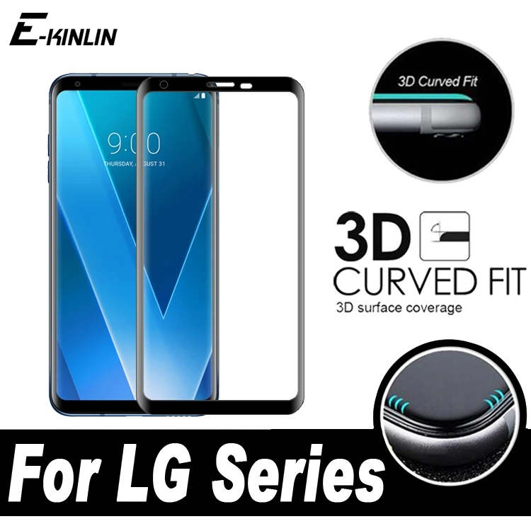 Закаленное стекло для LG Velvet V30 V30S V35 V40 V50 V50S G8X G8 G7 Plus ThinQ 5G|Защитные стёкла и плёнки