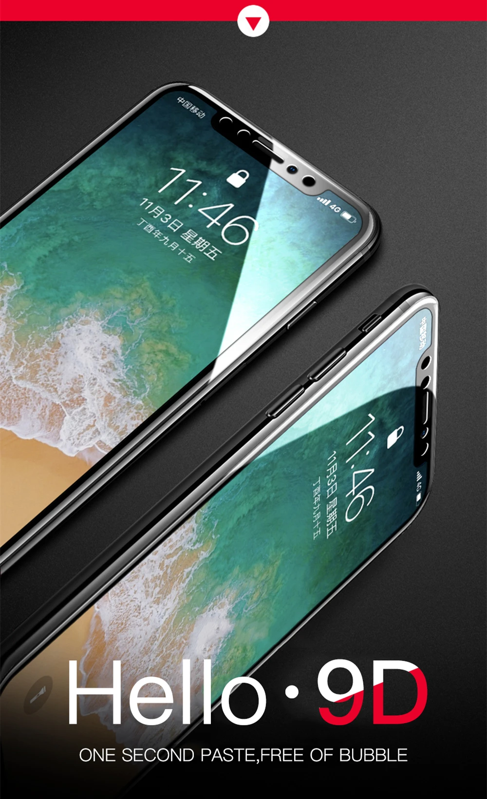 MaxGear 9D закругленные края Защитное стекло для iPhone XS Max XR X 10 полный экран Закаленное стекло пленка для iPhone 8 7 6 6s Plus стекло