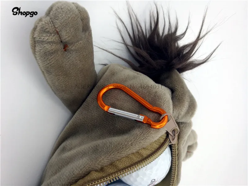 [Размер 6-7 шт.] Маленький слон сумка для мяча гольфа сумки на молнии с животными