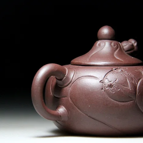 Заварочные чайники Yixing изготовленные мастерами ручная работа Mine фиолетовая