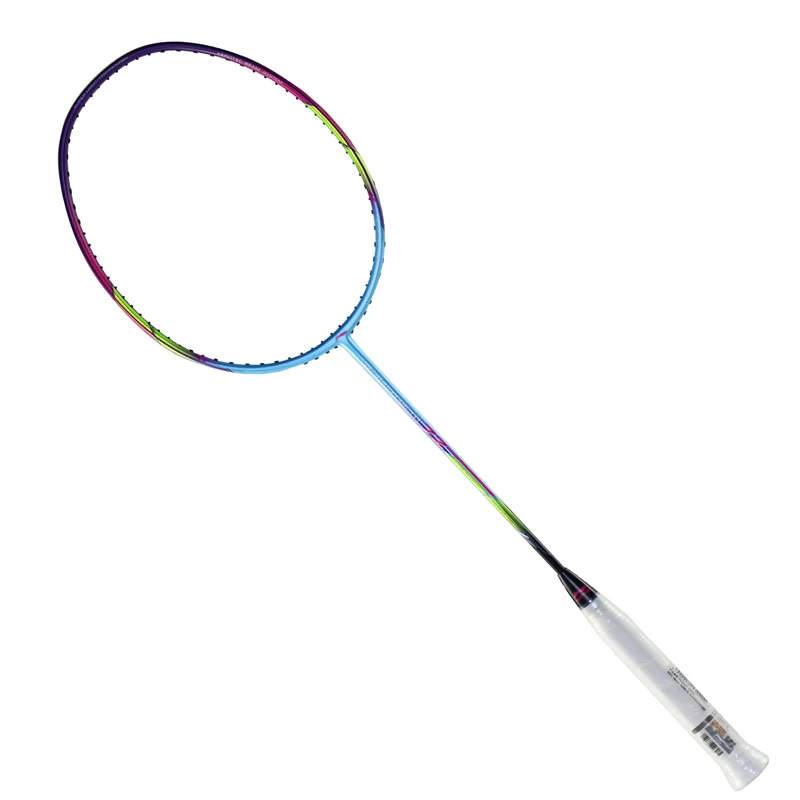 Li-Ning WINDSTORM 72 ракетка для бадминтона, одна ракетка, светильник, профессиональная подкладка из углеродного волокна, ракетка AYPM084/AYPM192/AYPM204 ZYF235
