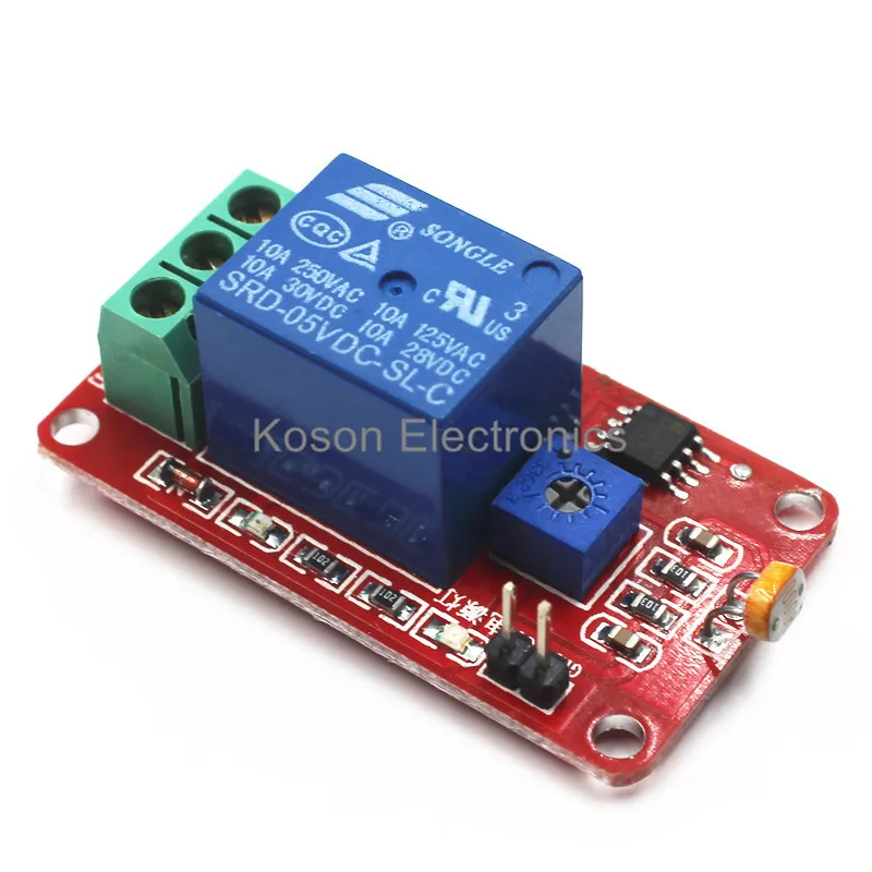 Фото Светочувствительное реле LSR релейный модуль 5 В для Arduino DIY Строительство и Светочувствительное реле LSR релейный модуль 5 В для Arduino DIY Строительство и
