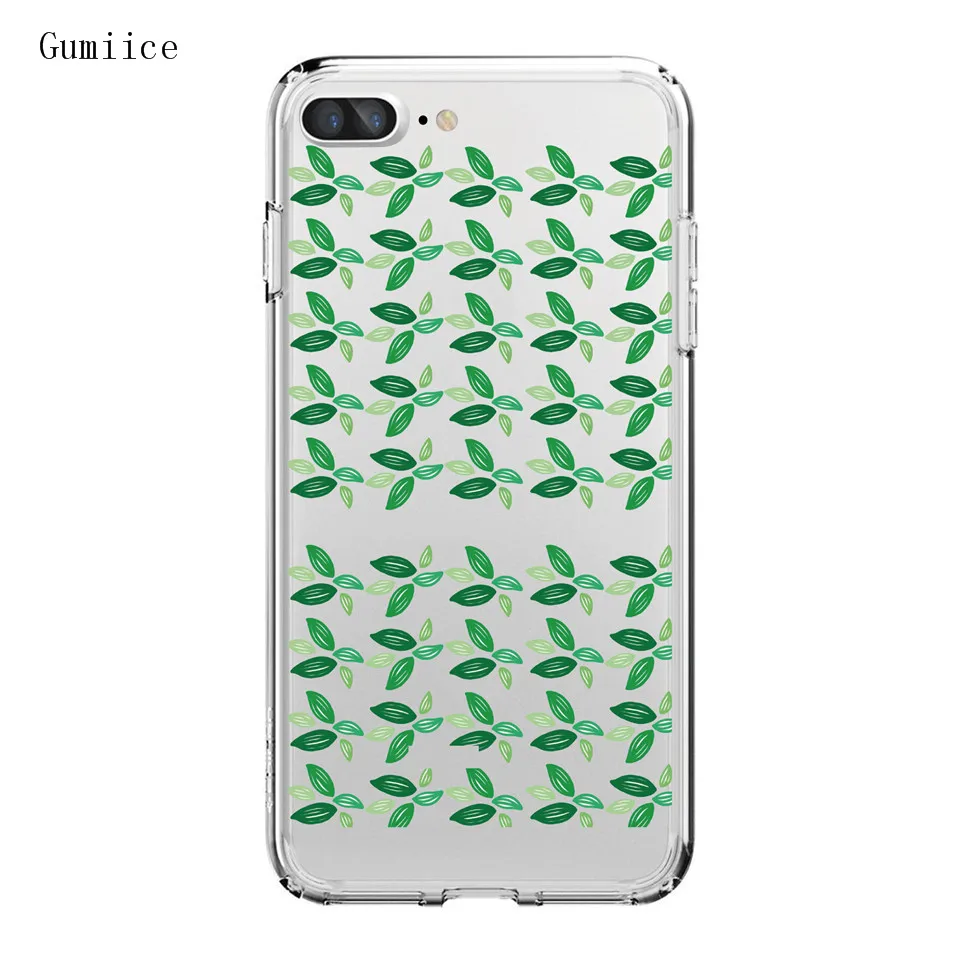 Gumiice Новый чехол мягкий ТПУ материал для iphone7/8 прозрачная много Банан телефон