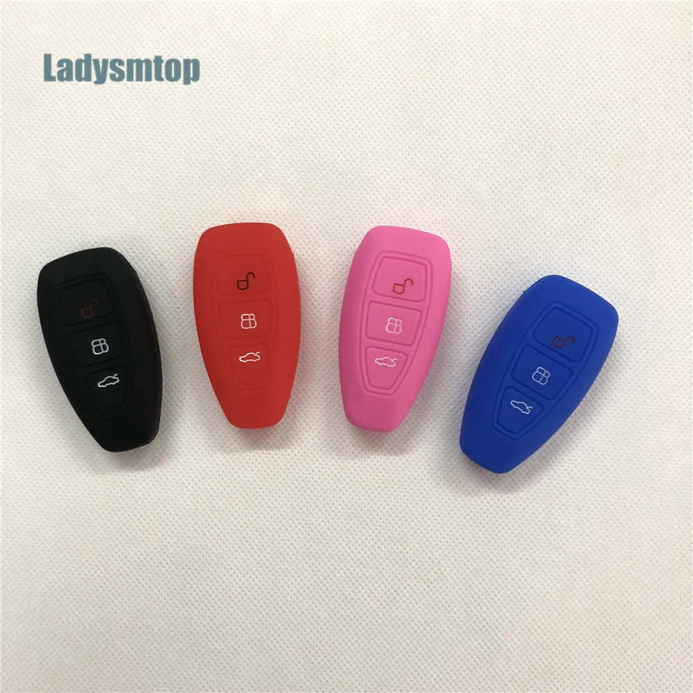 Ladysmtop силиконовые ключи чехол протектор для Ford Focus 2 фокус 3 Kuga Ecosport Fiesta Mondeo EDGE/C MAX/S
