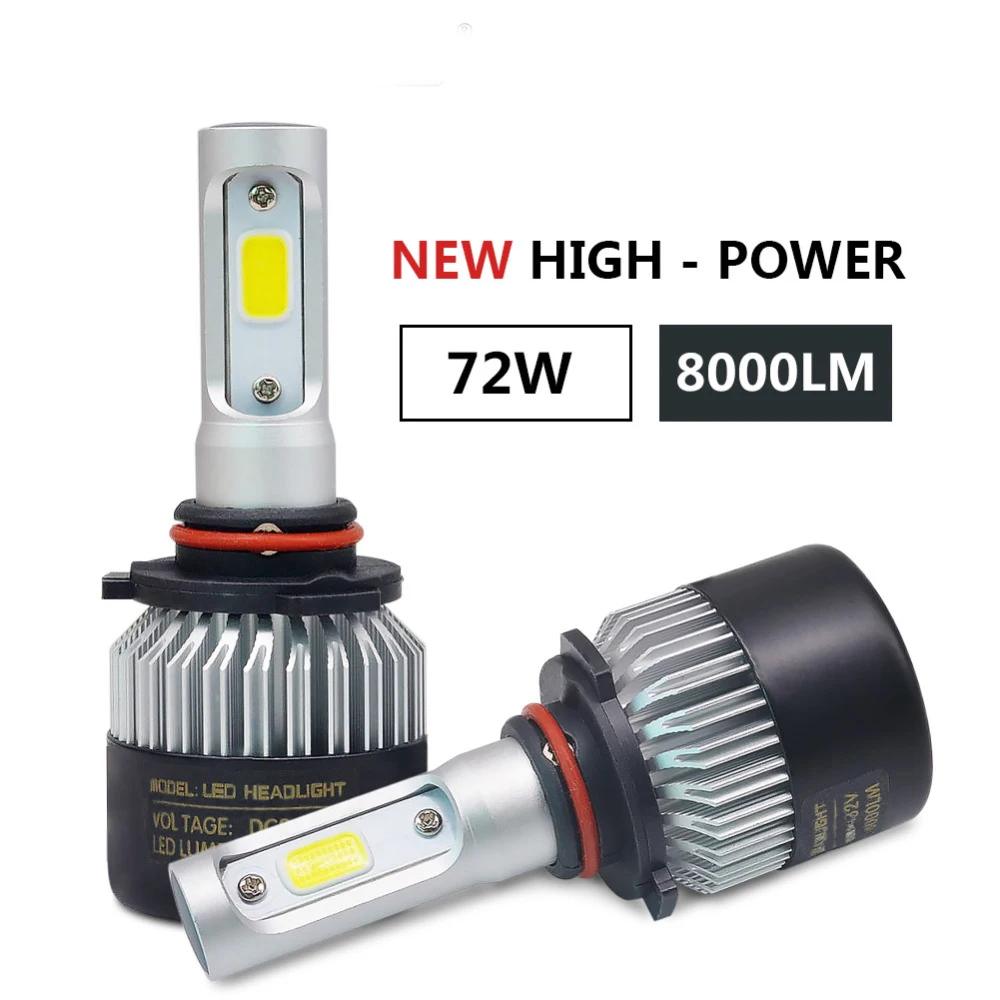 Светодиодный H4 фар автомобиля H1 H11 H7 9005/HB3 H4/9003/HB2 Hi/короче спереди и длиннее сзади)