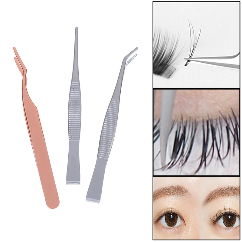 1 шт. пинцет для бровей из нержавеющей стали точечный стежок/наклон