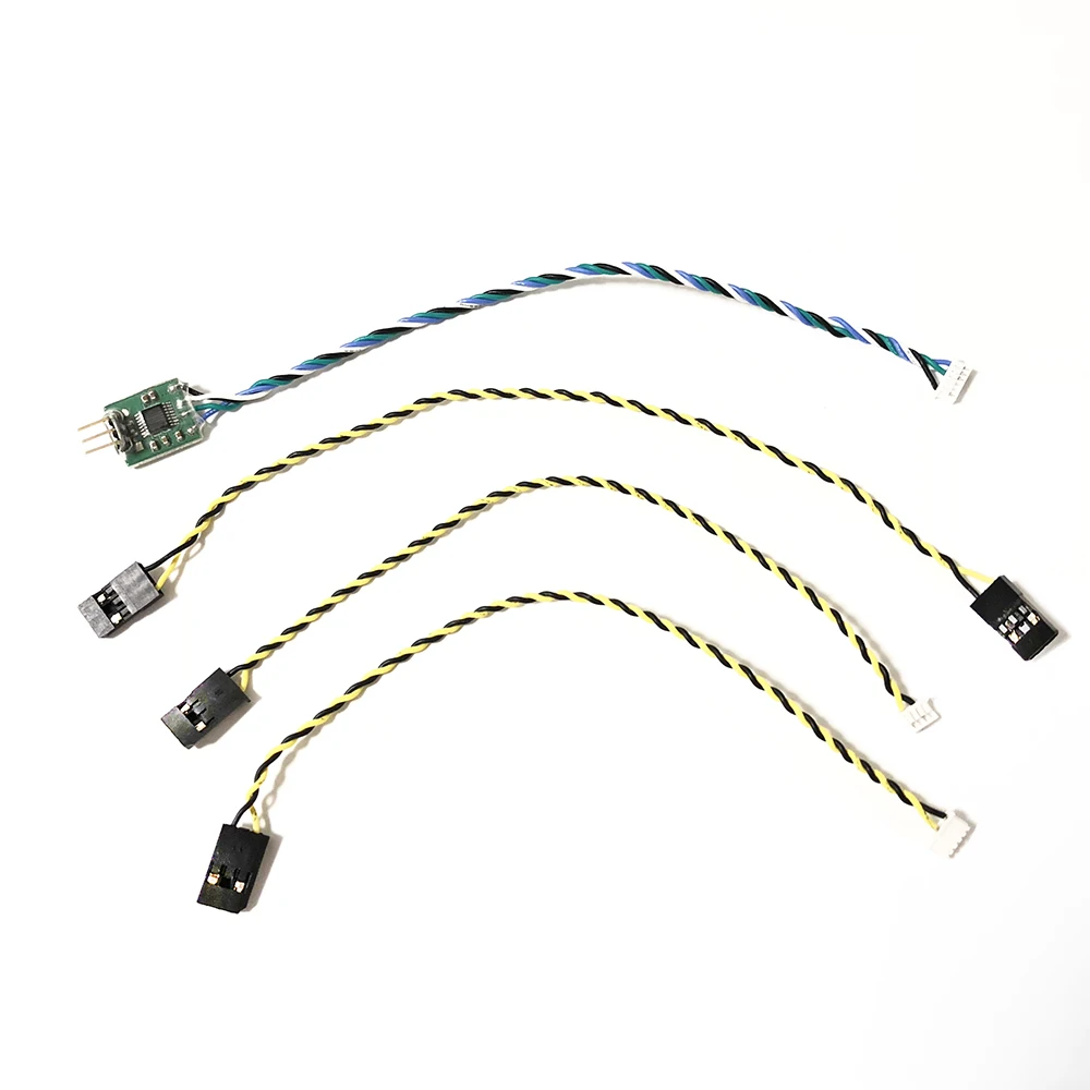 Кабель телеметрического преобразователя FrSky Pixhawk FC Yaapu для TX16S X12S X10S X9DP QX7 X8R RXSR R9MM S. Приемник с портом